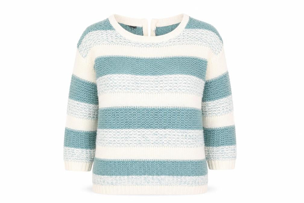 Bonmarché Women's Multicoloured Striped Knit Pullover Jumper S
