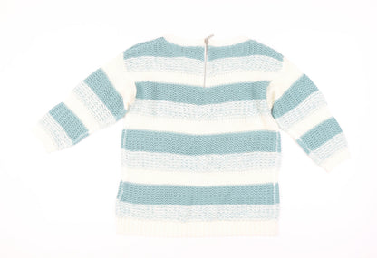 Bonmarché Women's Multicoloured Striped Knit Pullover Jumper S