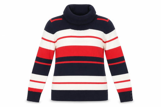BHS Women's Multicolour Cowl Neck Pullover Size 10
