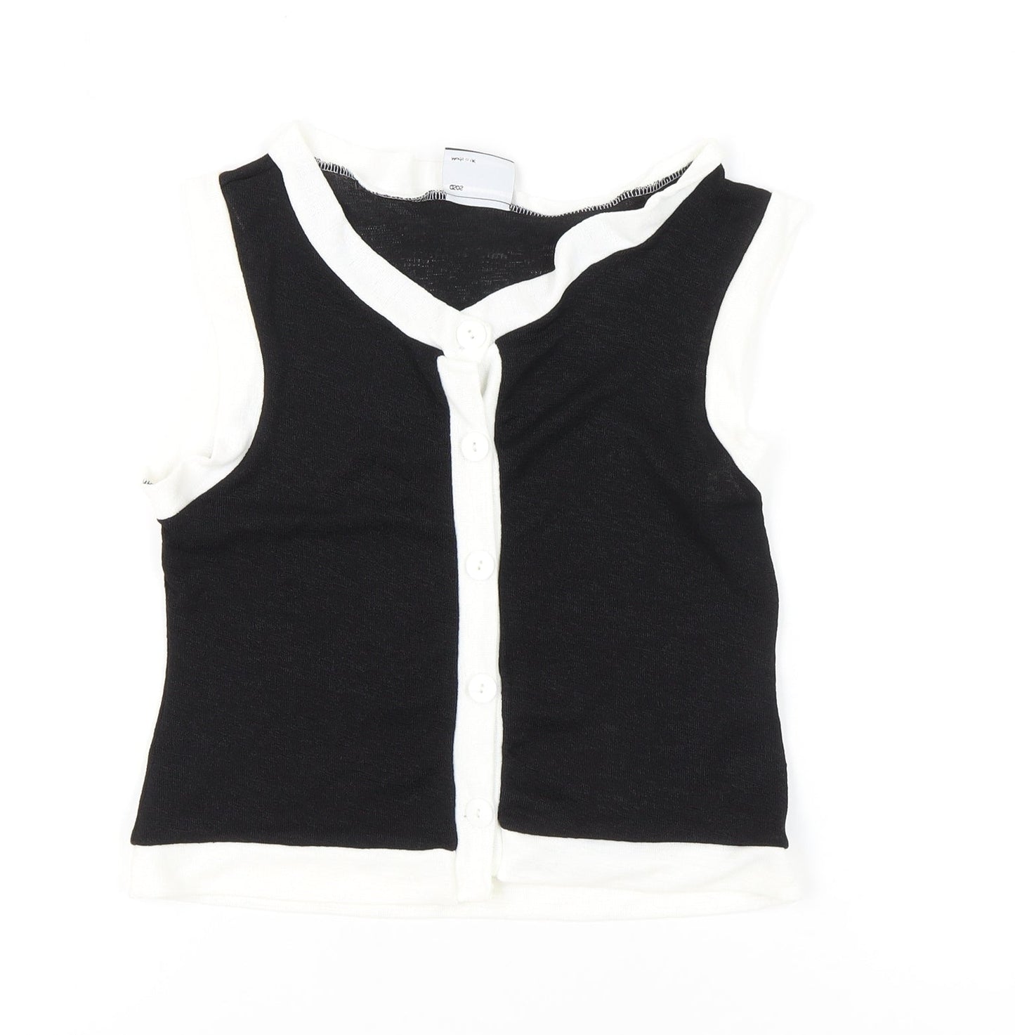 ASOS DESIGN Women's Black Button-Up Top