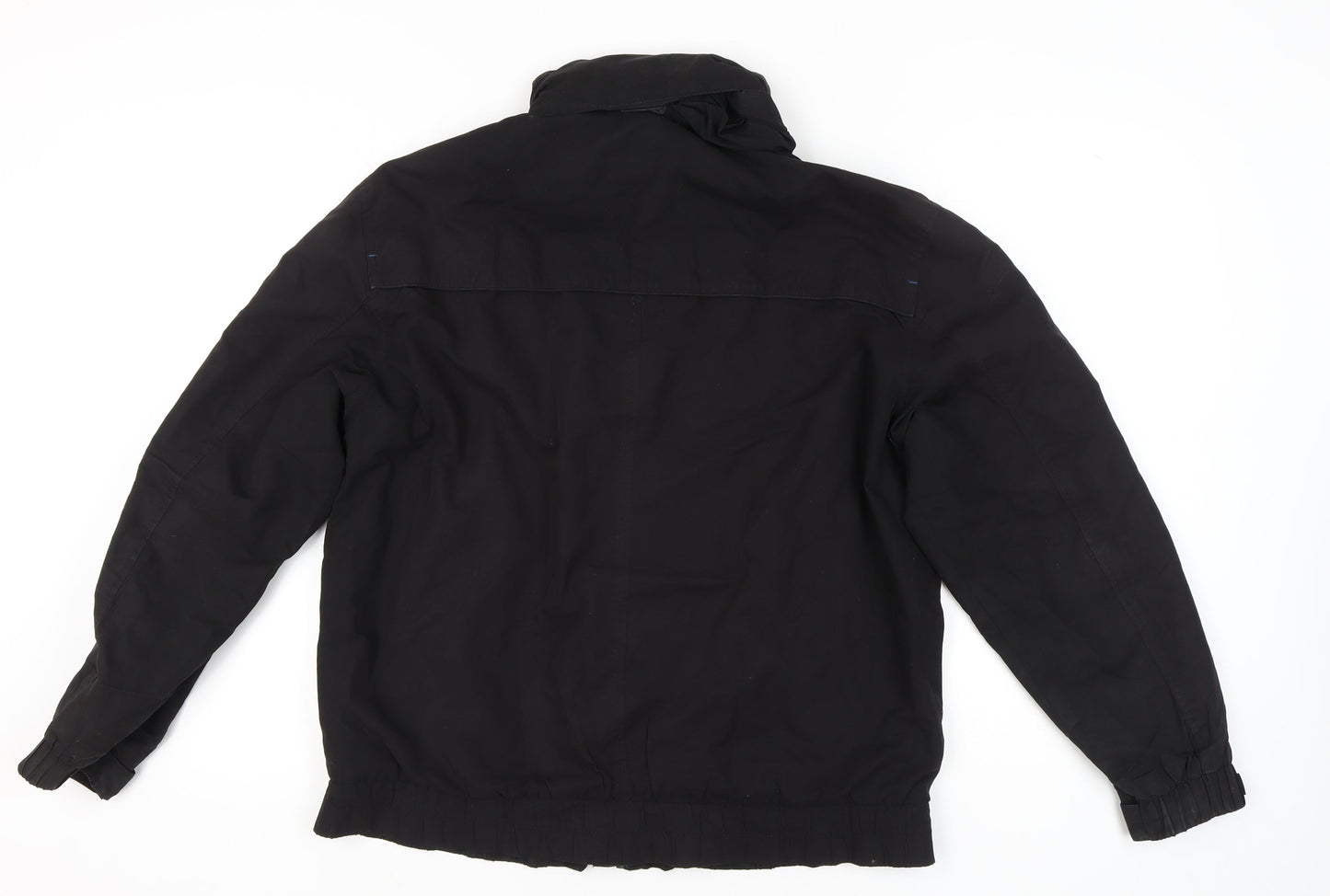 Maine Men's Black Windbreaker Jacket - L