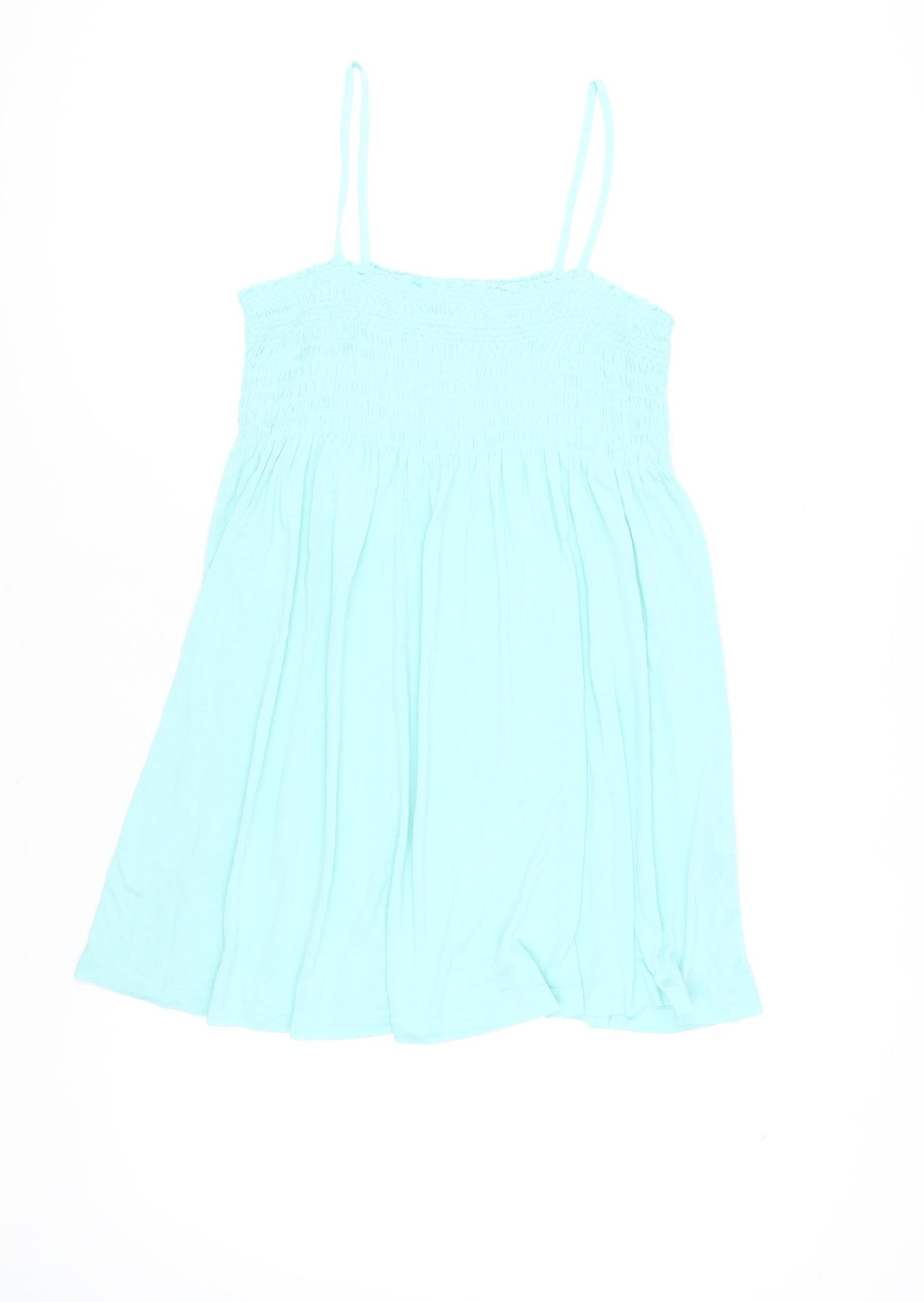 H&M Women’s Blue Slip Dress Size 14 - Casual Summer Style