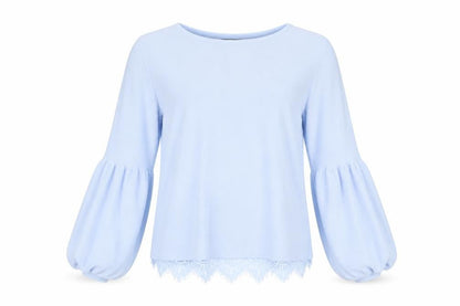 Finery Women's Blue Pullover Jumper L