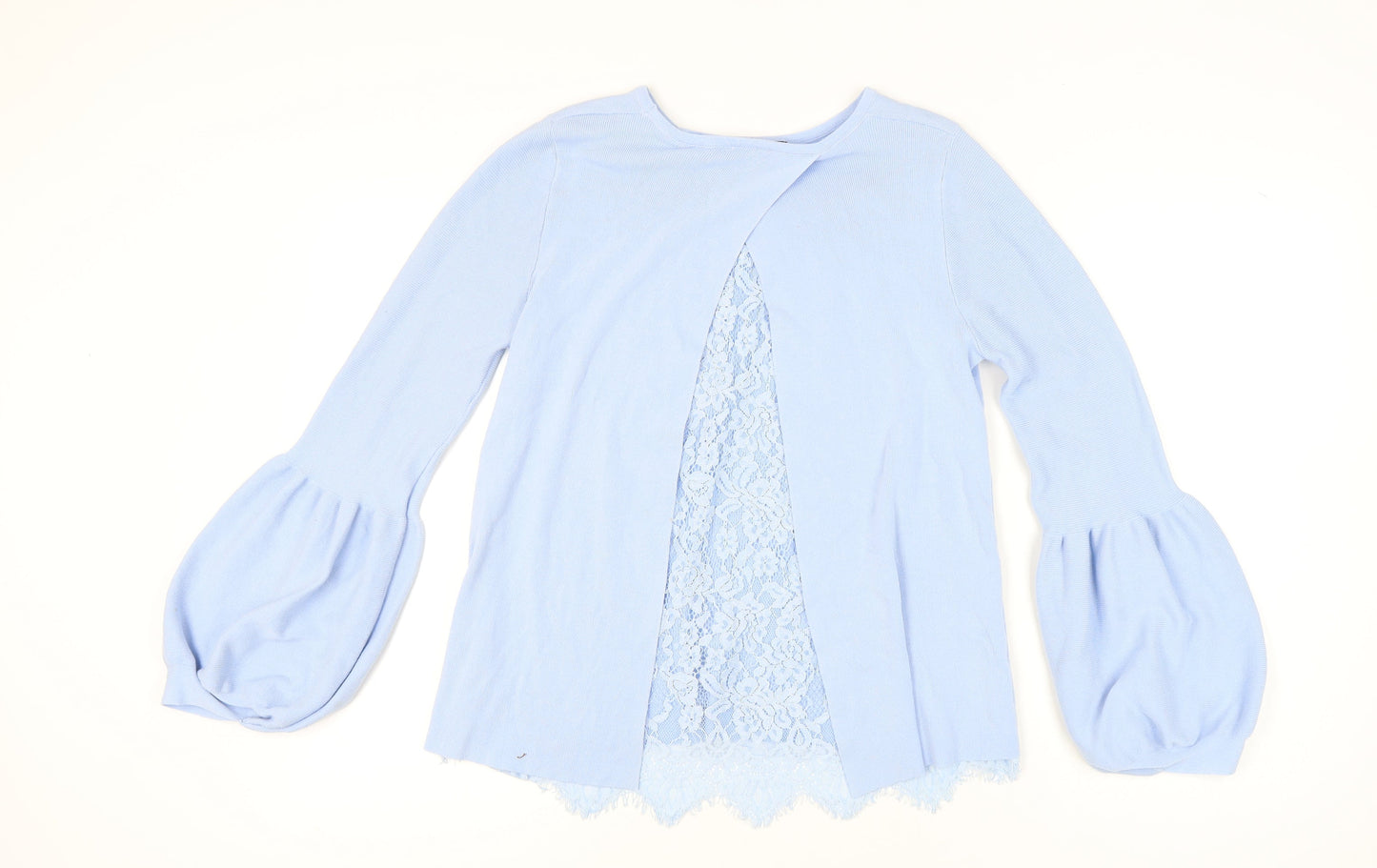 Finery Women's Blue Pullover Jumper L