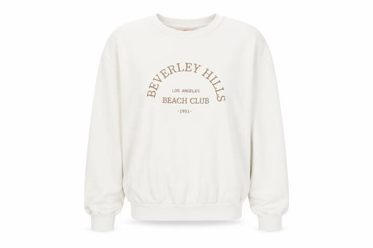 MISSPAP Women's Ivory Pullover Sweatshirt Size 10