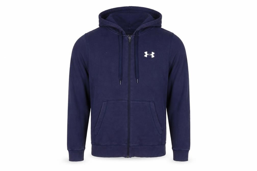 Under Armour Men's Blue Full Zip Hoodie, Size S