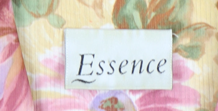 Essence Women's Multicoloured Floral Blouse Size 18
