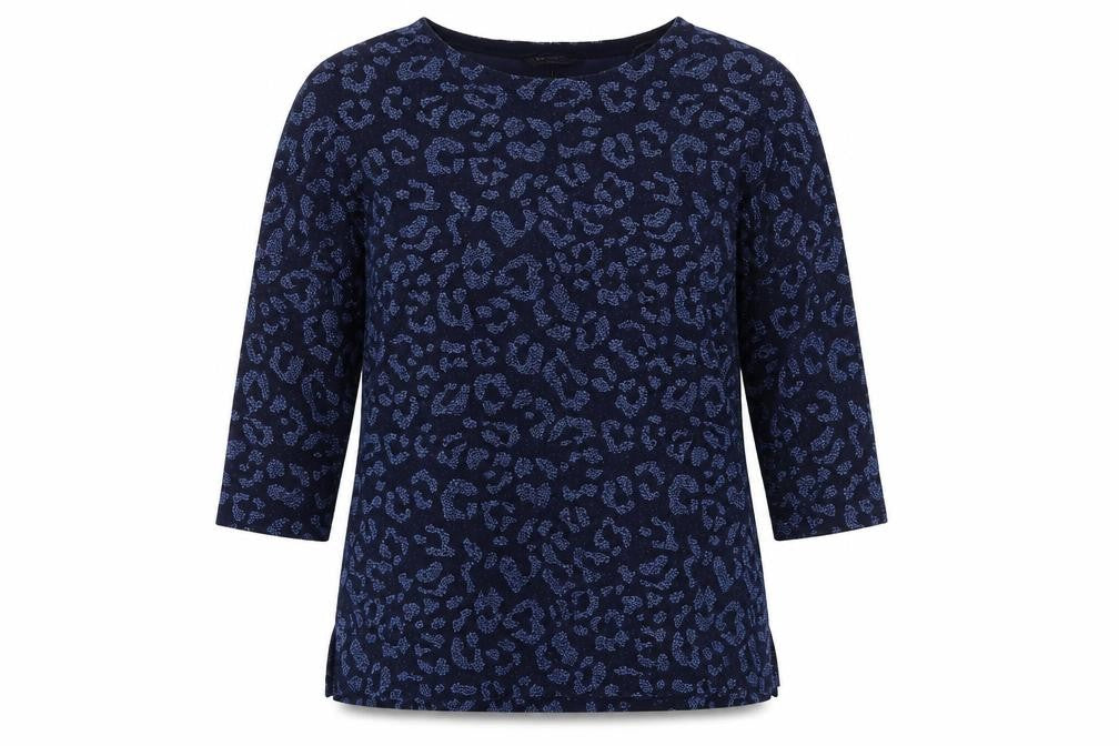 Marks & Spencer Women’s Blue Animal Print Blouse