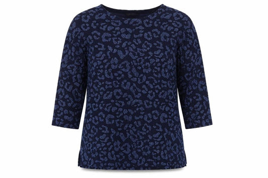 Marks and Spencer Women’s Blue Animal Print Blouse