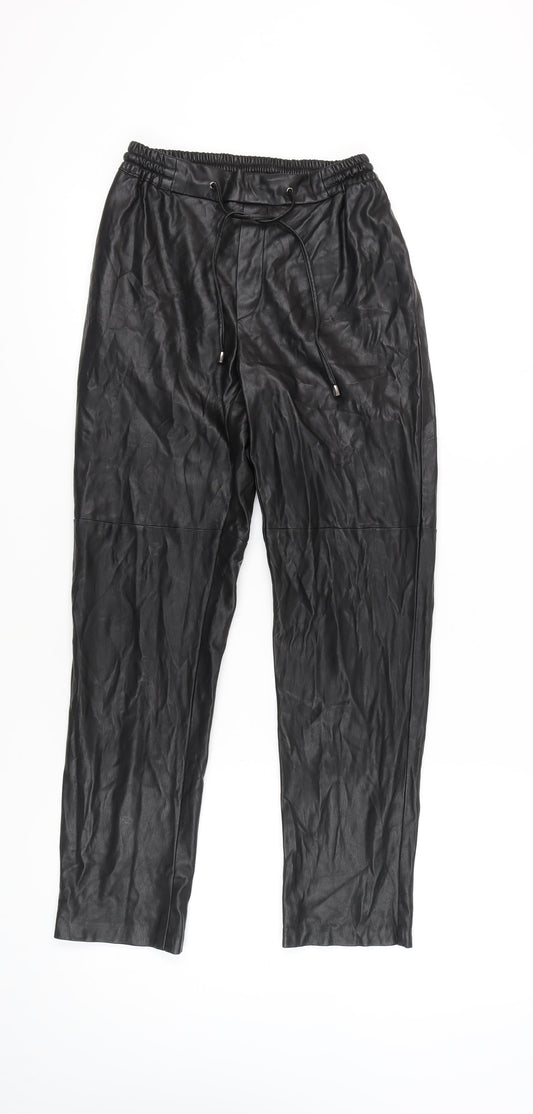 MNG Women’s Black Jogger Trousers Size XS