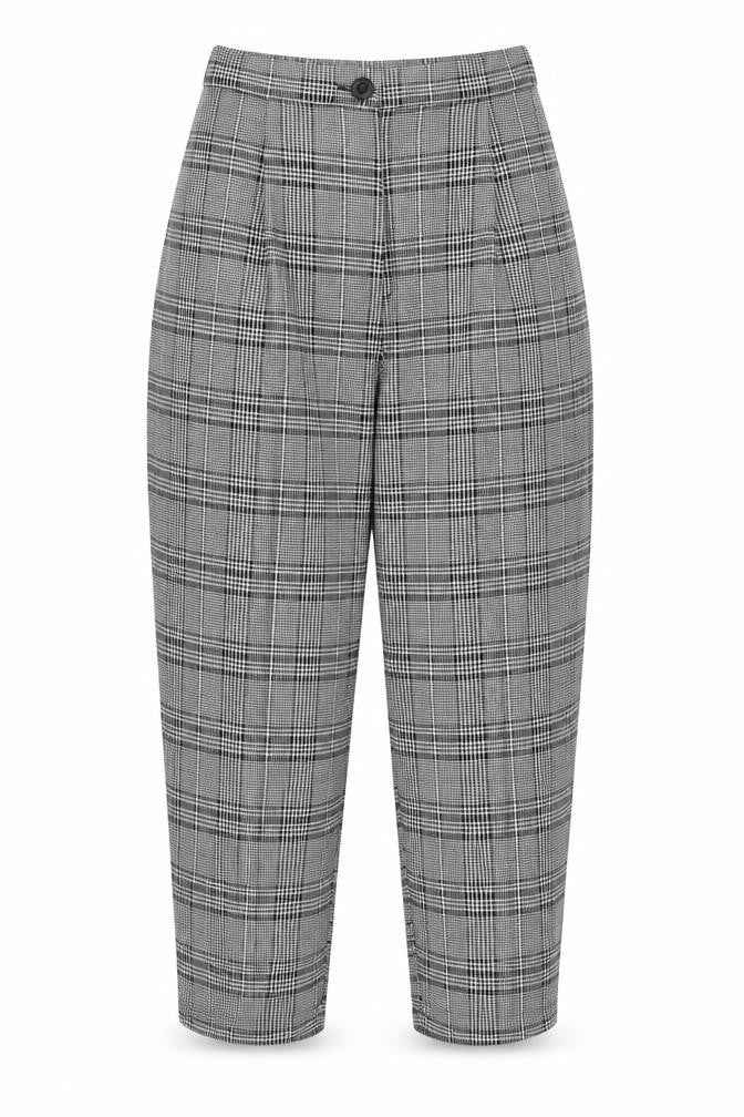 H&M Women's Checked Trousers, Size 8, Business Casual