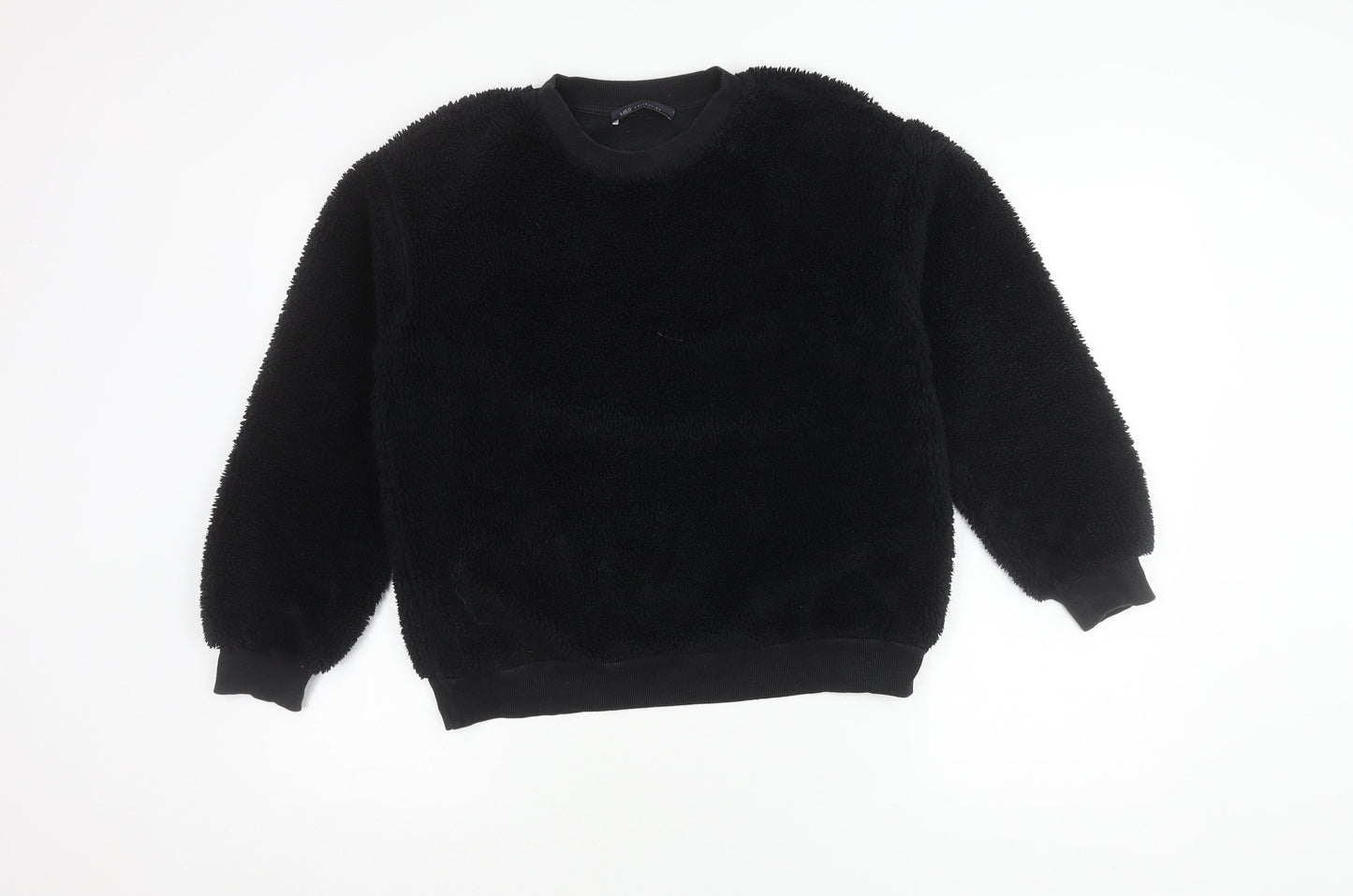 Marks and Spencer Women's Black Pullover Sweatshirt S