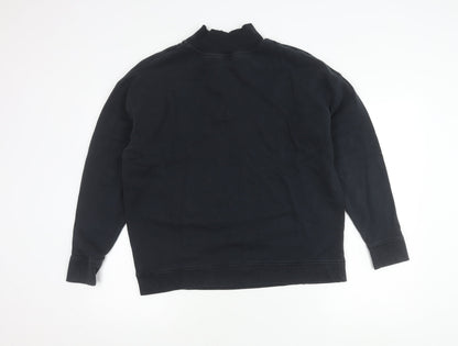 Black Women's 14 Marks & Spencer Zip Sweatshirt