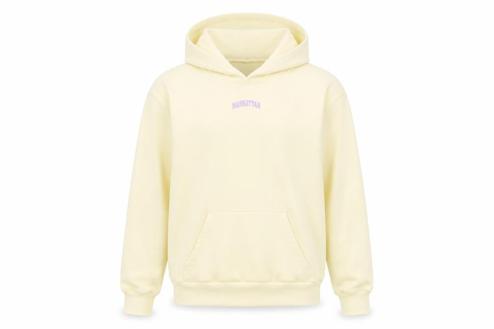 H&M Girls Ivory Pullover Hoodie 12-13 Years - Casual Comfort