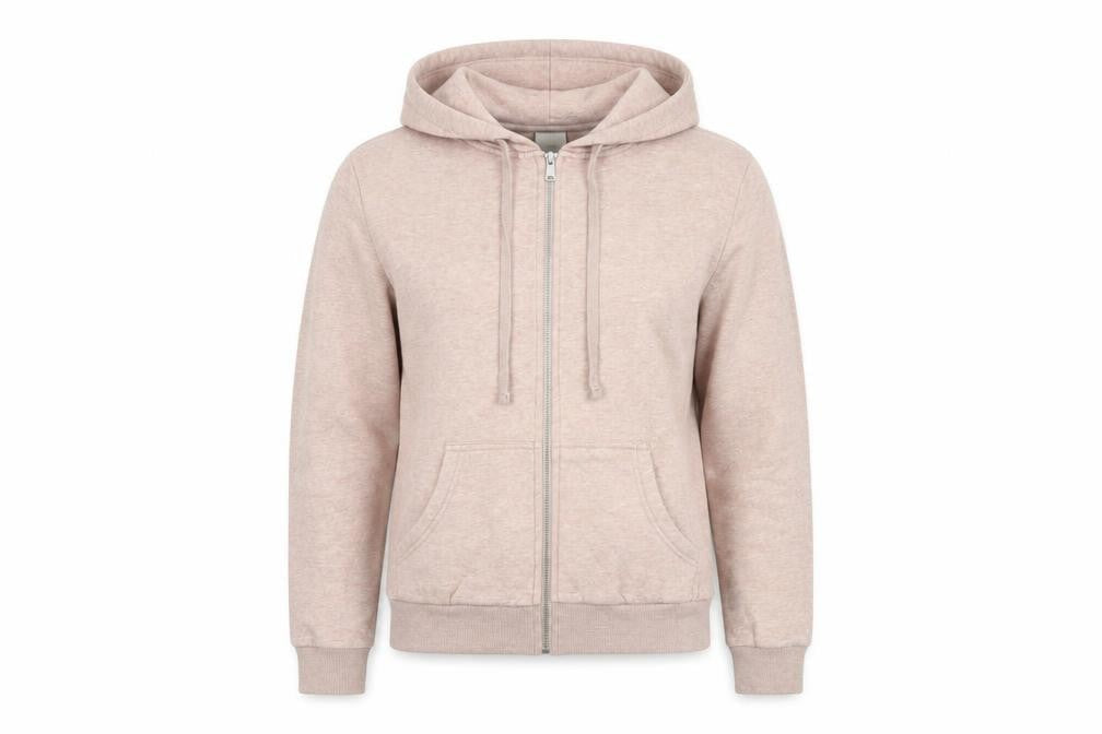 H&M Women's Pink Hooded Jacket Size S