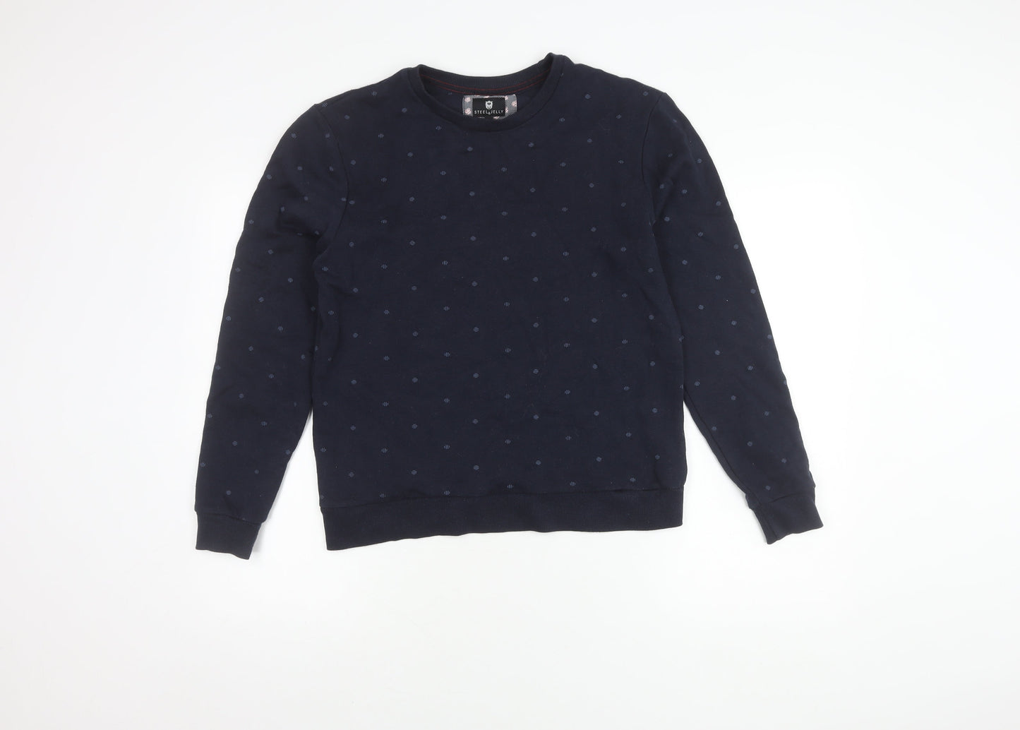 Steel & Jelly Men's Blue Small Pullover Sweatshirt