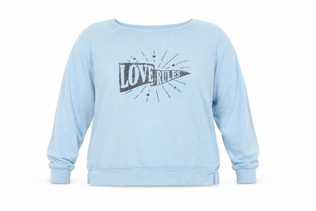Marks & Spencer Women's Blue Graphic Sweatshirt, Size 16