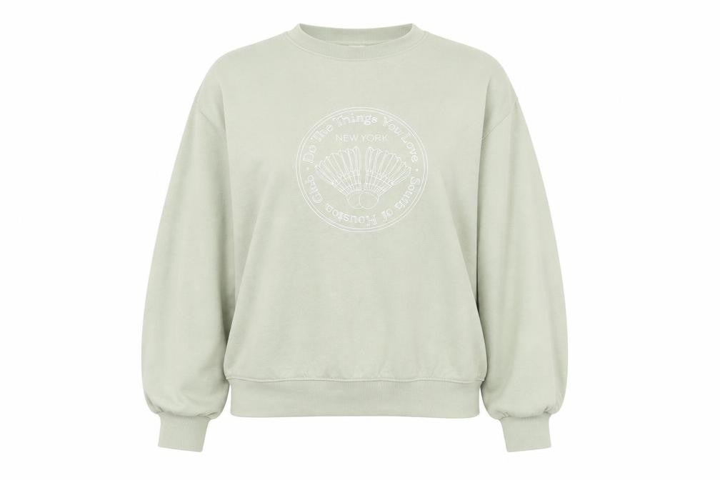 H&M Women's Green Pullover Sweatshirt Size L