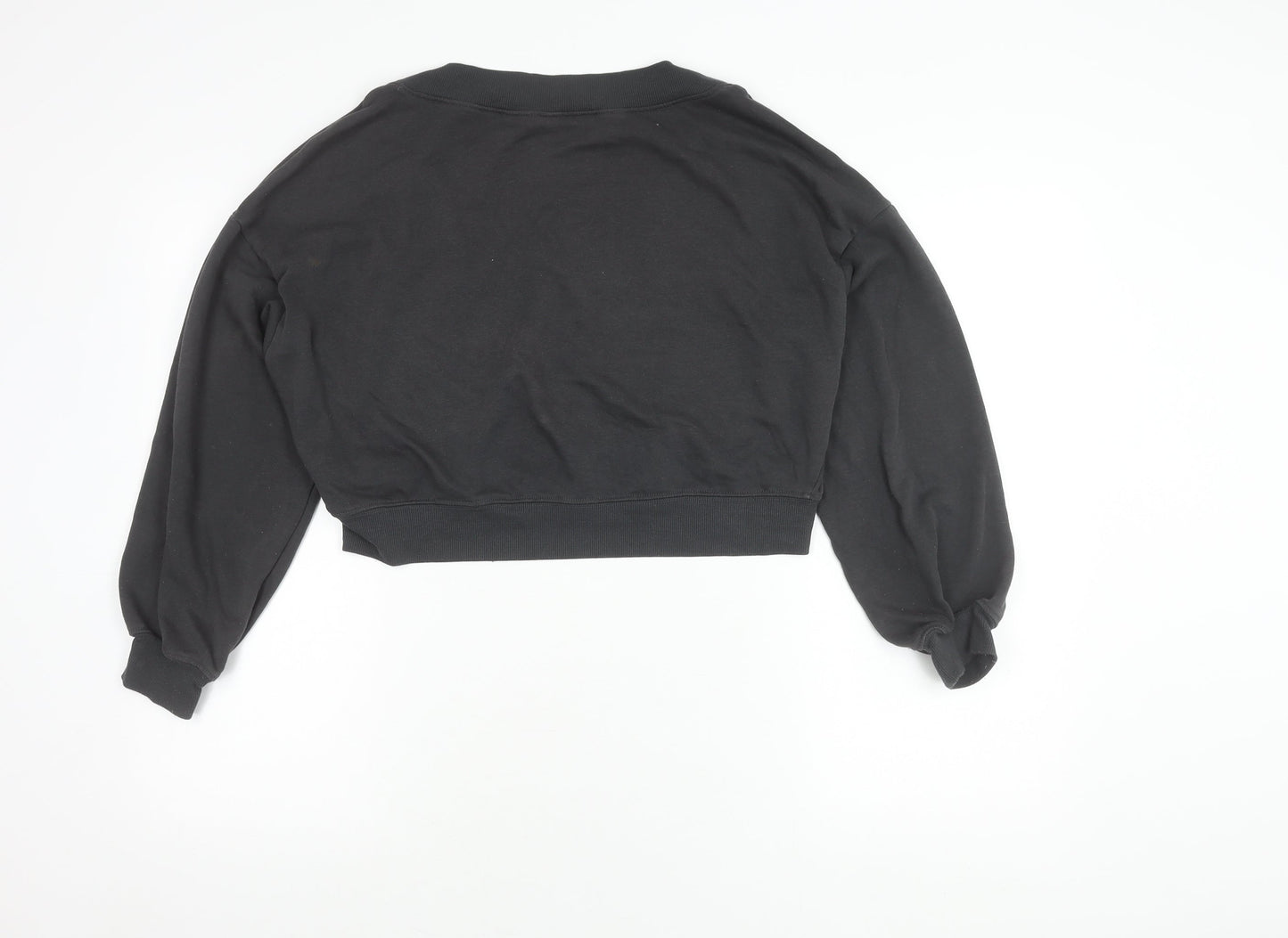 Divided Women's Black XS Pullover V-Neck Jumper