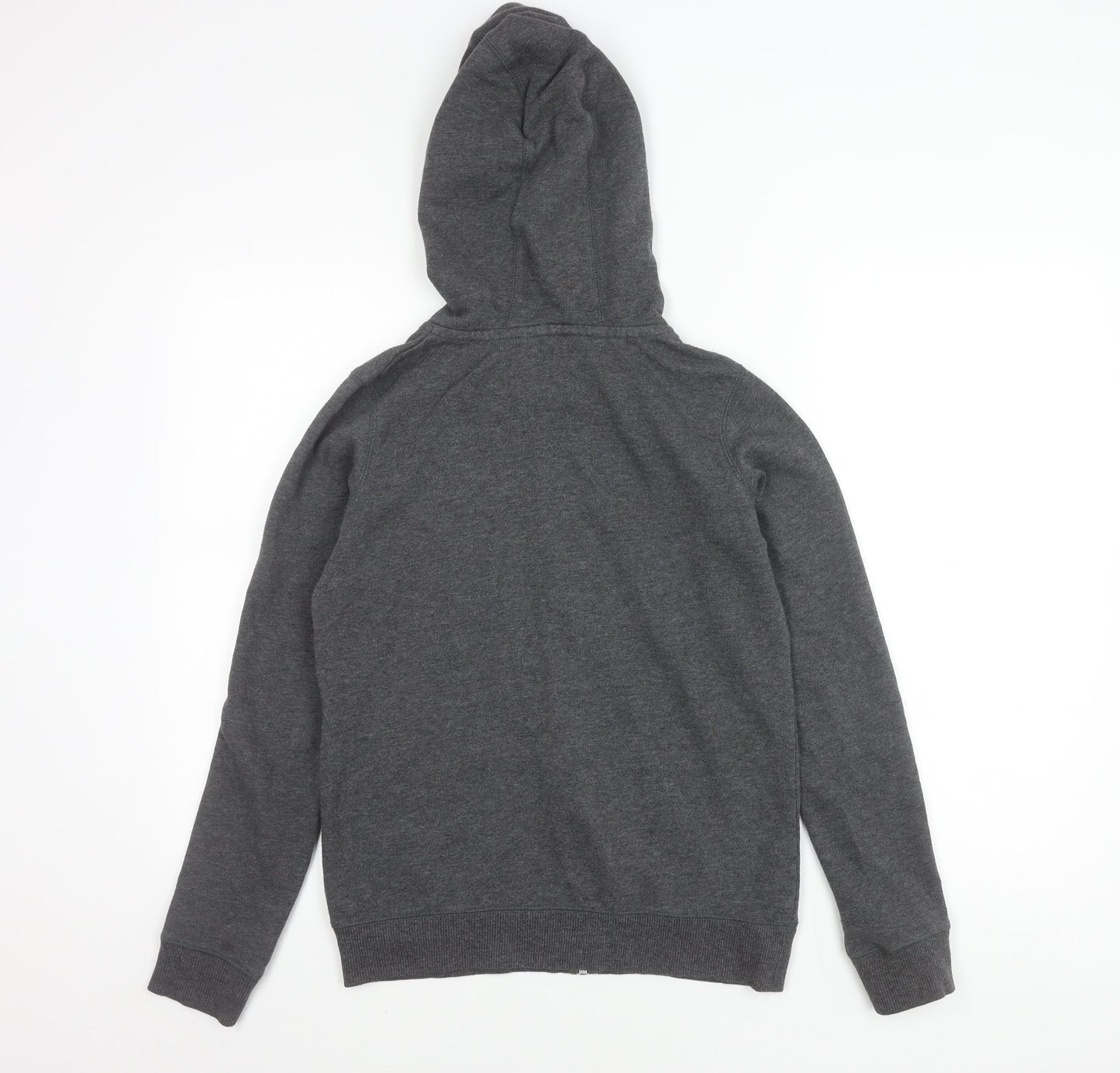 New Look Women's Grey Basic Hooded Jacket Size 8