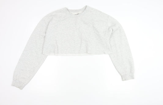 PrettyLittleThing Women’s Grey Pullover Sweatshirt S
