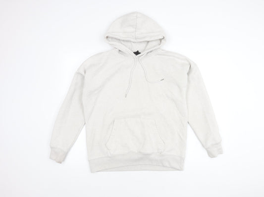 New Look Unisex Adults White Pullover Hoodie M