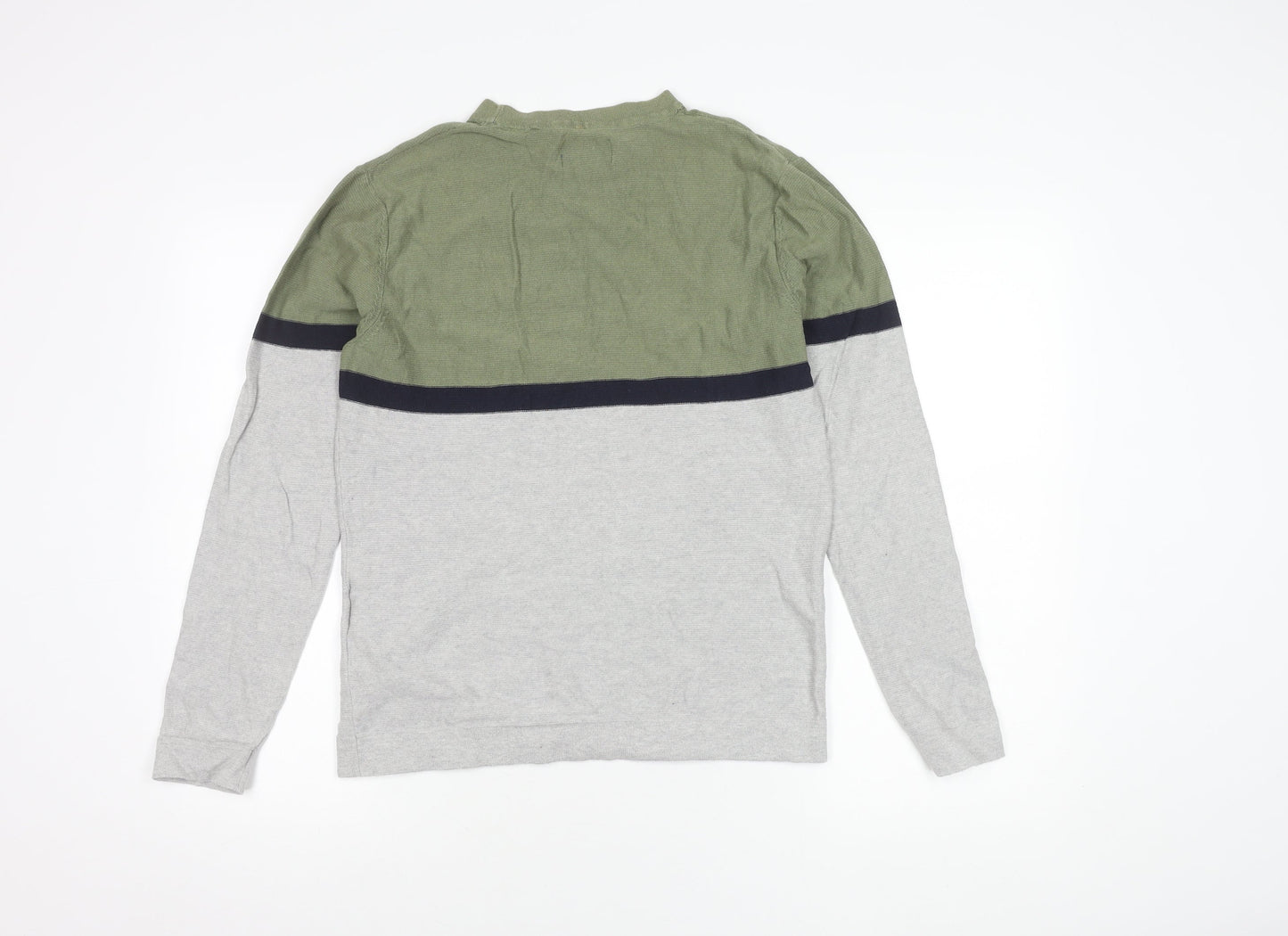 Jack & Jones Men's Green Crew Neck Pullover Jumper M
