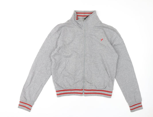 55DSL Men's Grey Full Zip Sweatshirt, Size M