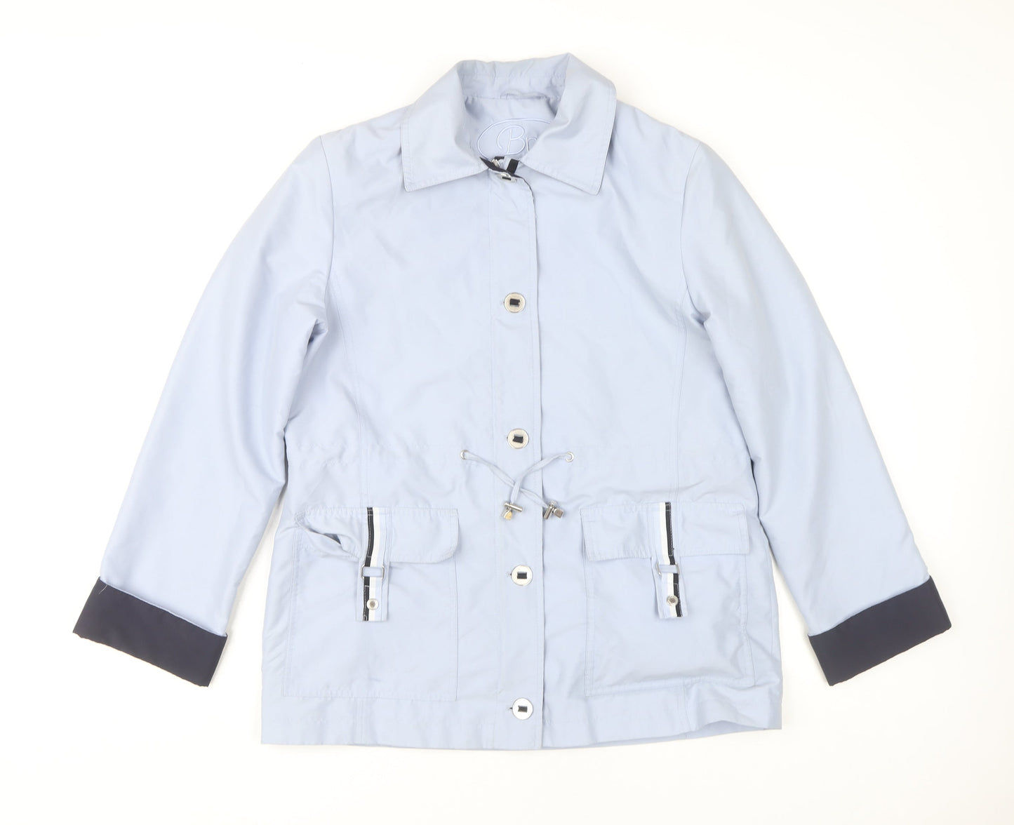 Bm Women's Blue Jacket S Polyester Casual