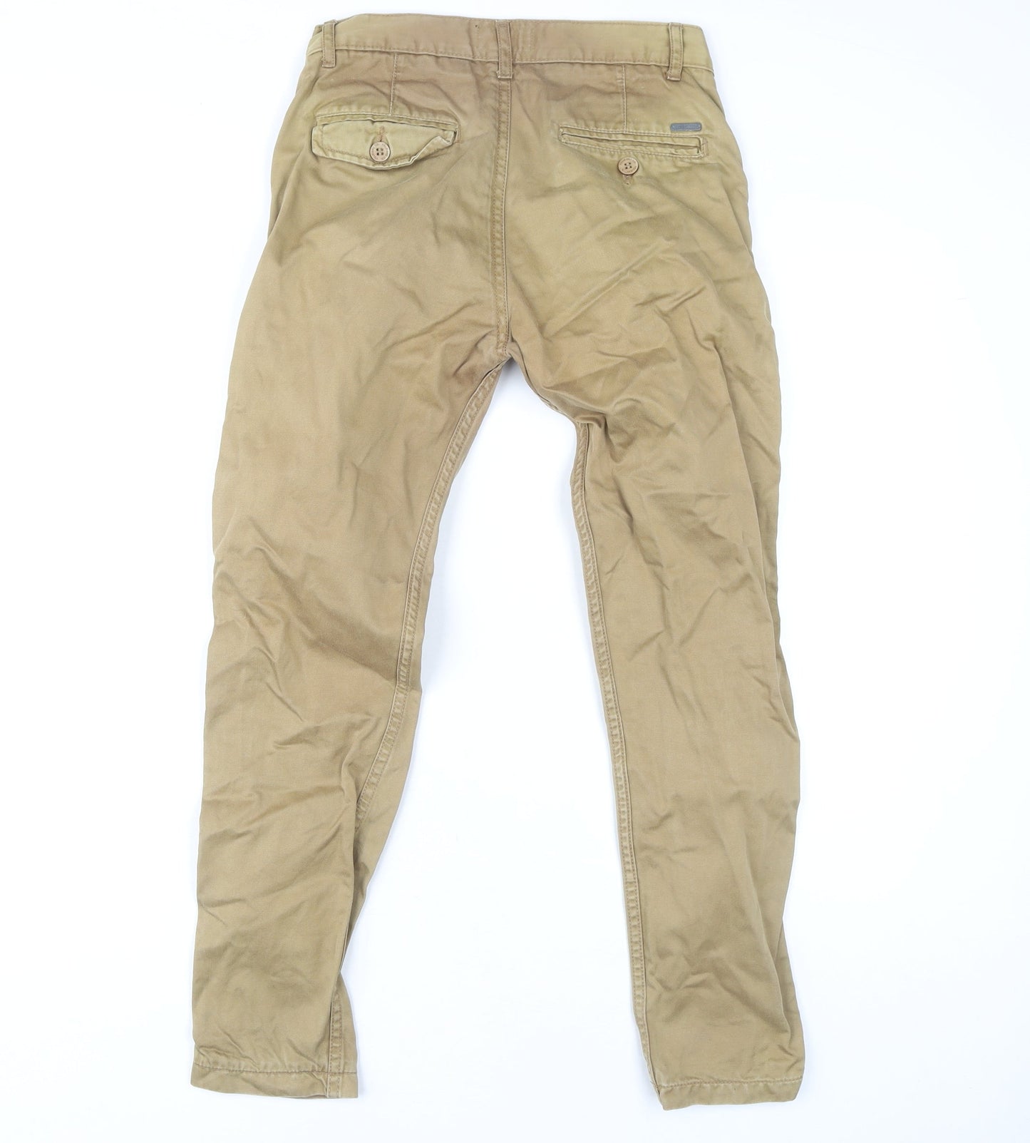 Voi Jeans Men Beige Chino Trousers Size 26