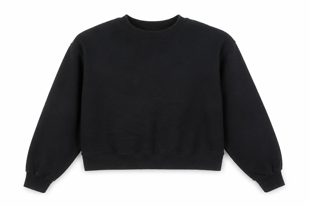 Pull & Bear Women's Black Pullover Sweatshirt Size 12