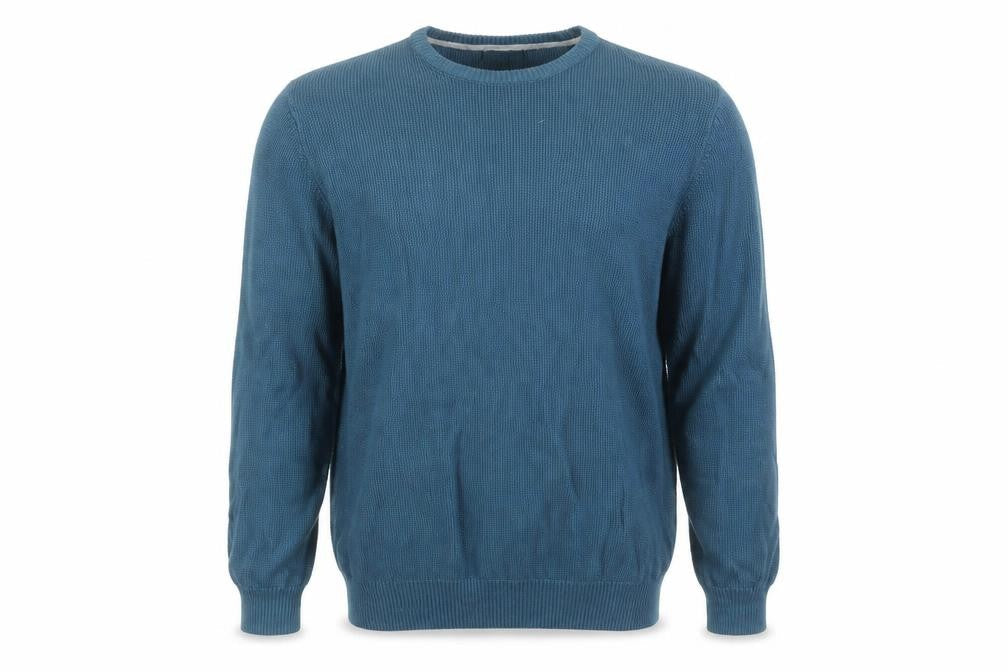 Marks & Spencer Men's Blue Cotton Pullover Jumper XL