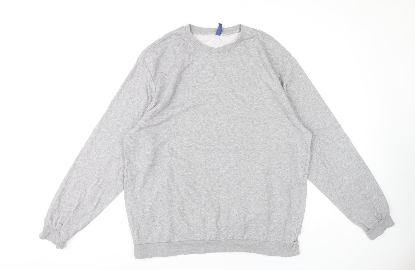 H&M Men's Grey Pullover Sweatshirt XL