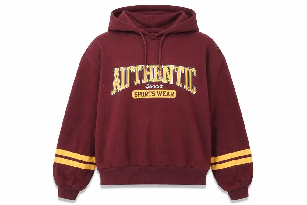 H&M Women's Red Pullover Hoodie - Size 16