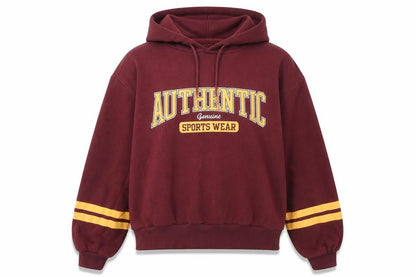 H&M Women's Red Pullover Hoodie - Size 16