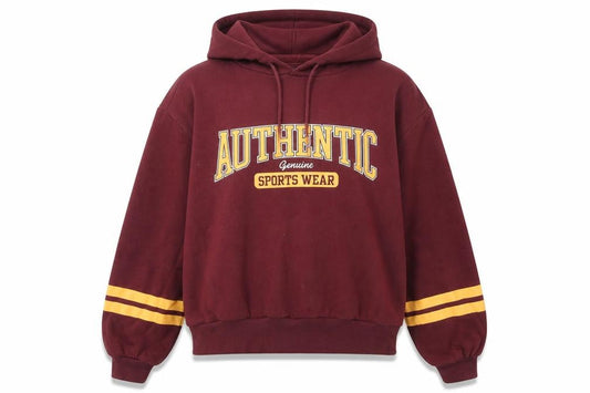 H&M Women's Red Pullover Hoodie - Size 16