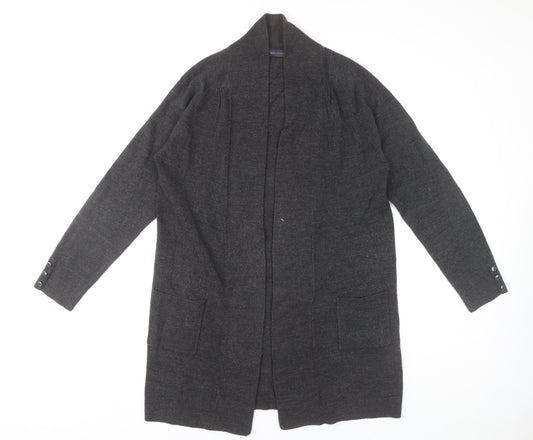 Marks and Spencer Women's Grey Open Front Cardigan Size 12