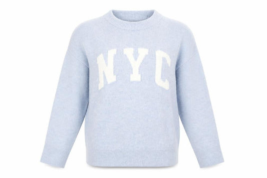 New Look Women’s Blue Pullover Jumper Size S