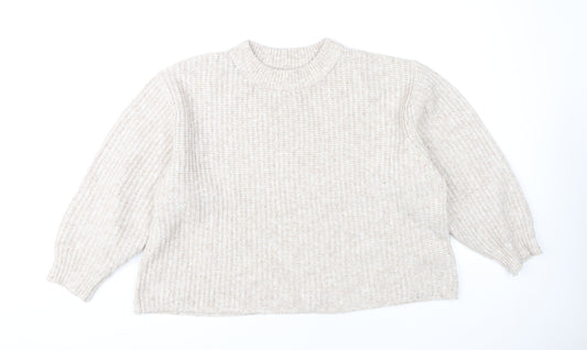 ASOS Women’s Beige Chunky Knit Pullover Jumper M