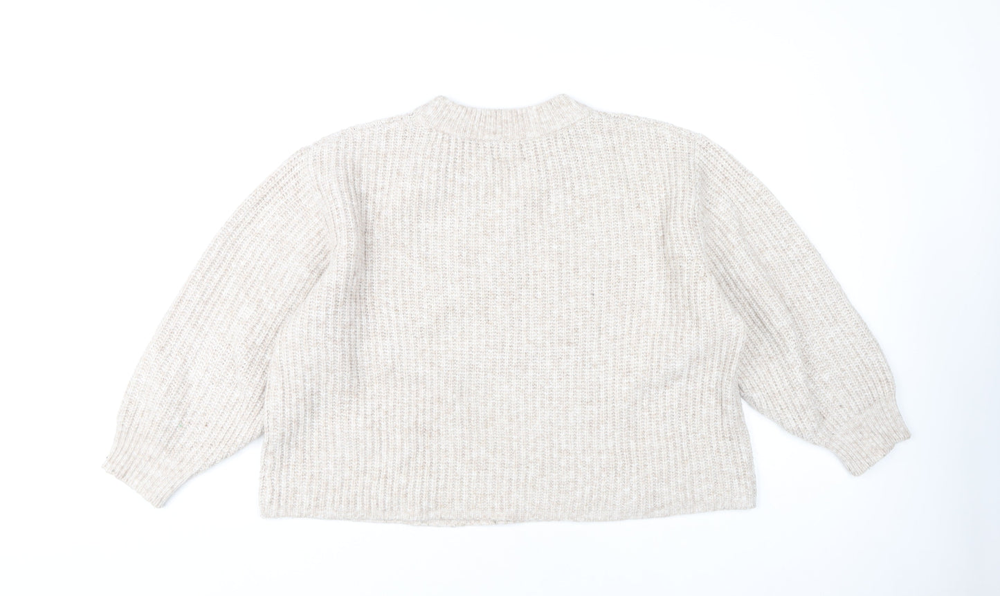 ASOS Women’s Beige Chunky Knit Pullover Jumper M