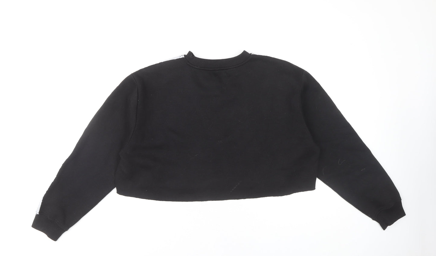 Boohoo Women's Black Graphic Pullover Sweatshirt XL