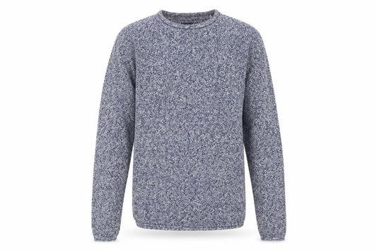 Front view of Solid Men's Blue L Knitted jumper