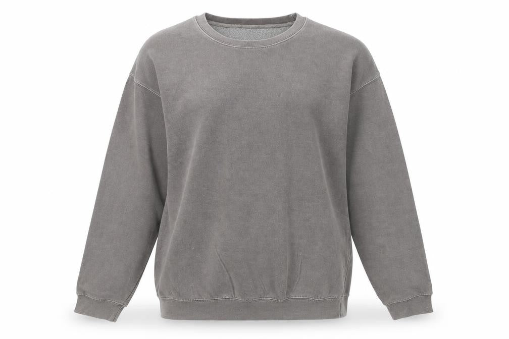 PrettyLittleThing Women's Grey Pullover Sweatshirt Size L