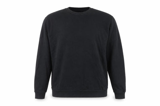 Front view of ASOS Black Men's Pullover Sweatshirt Medium