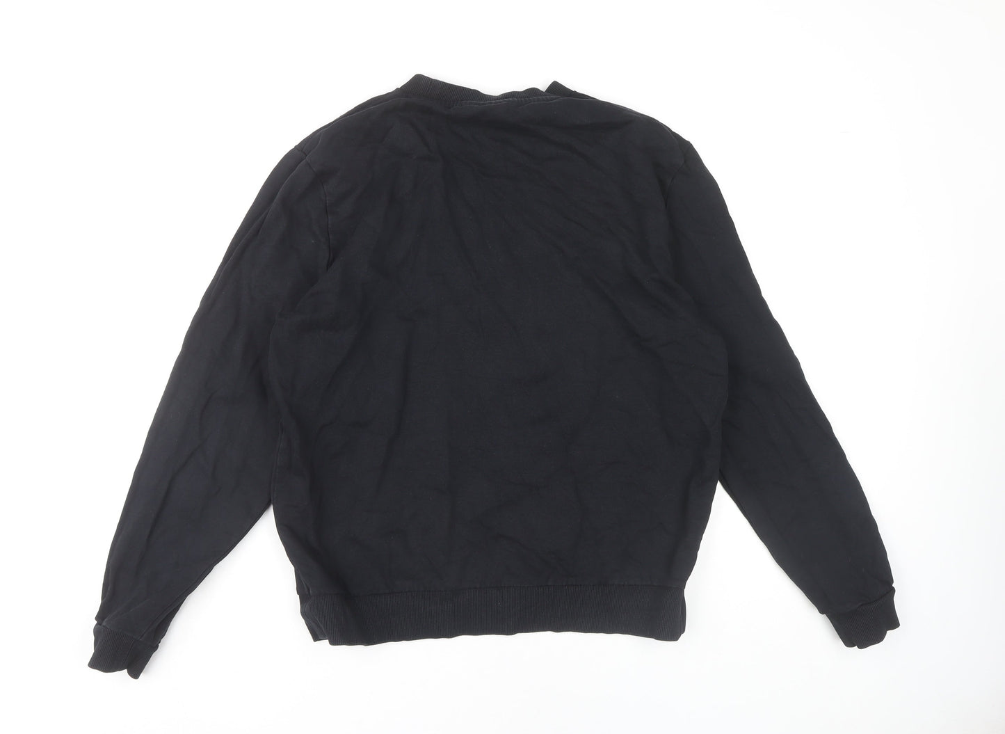 ASOS Black Men's Pullover Sweatshirt Medium