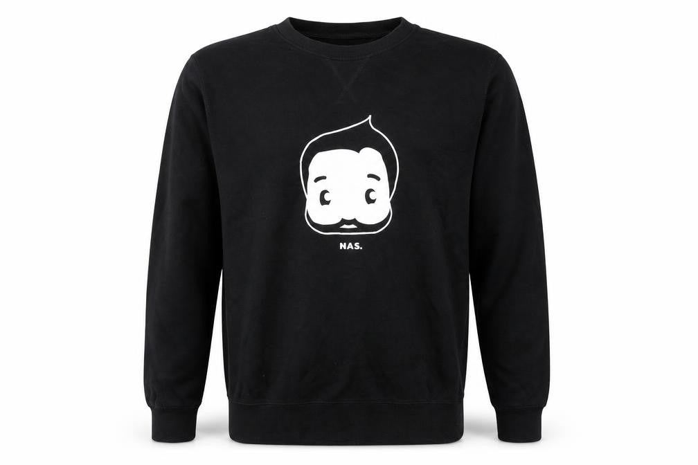 H&M Men's Black Pullover Sweatshirt M