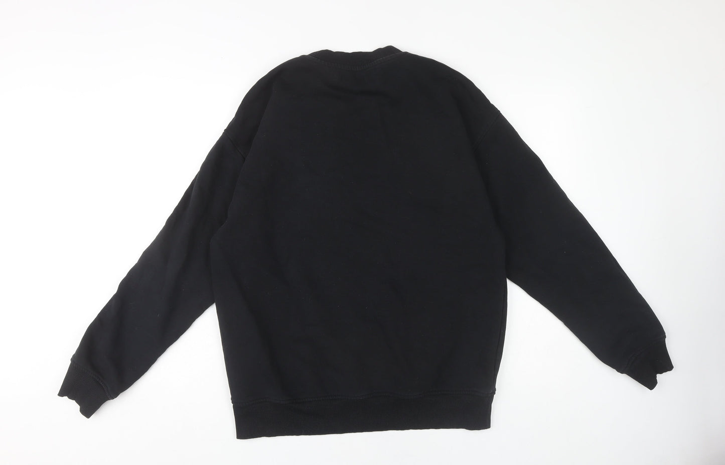 Jacamo Men's Black Pullover Sweatshirt, M, Crew Neck