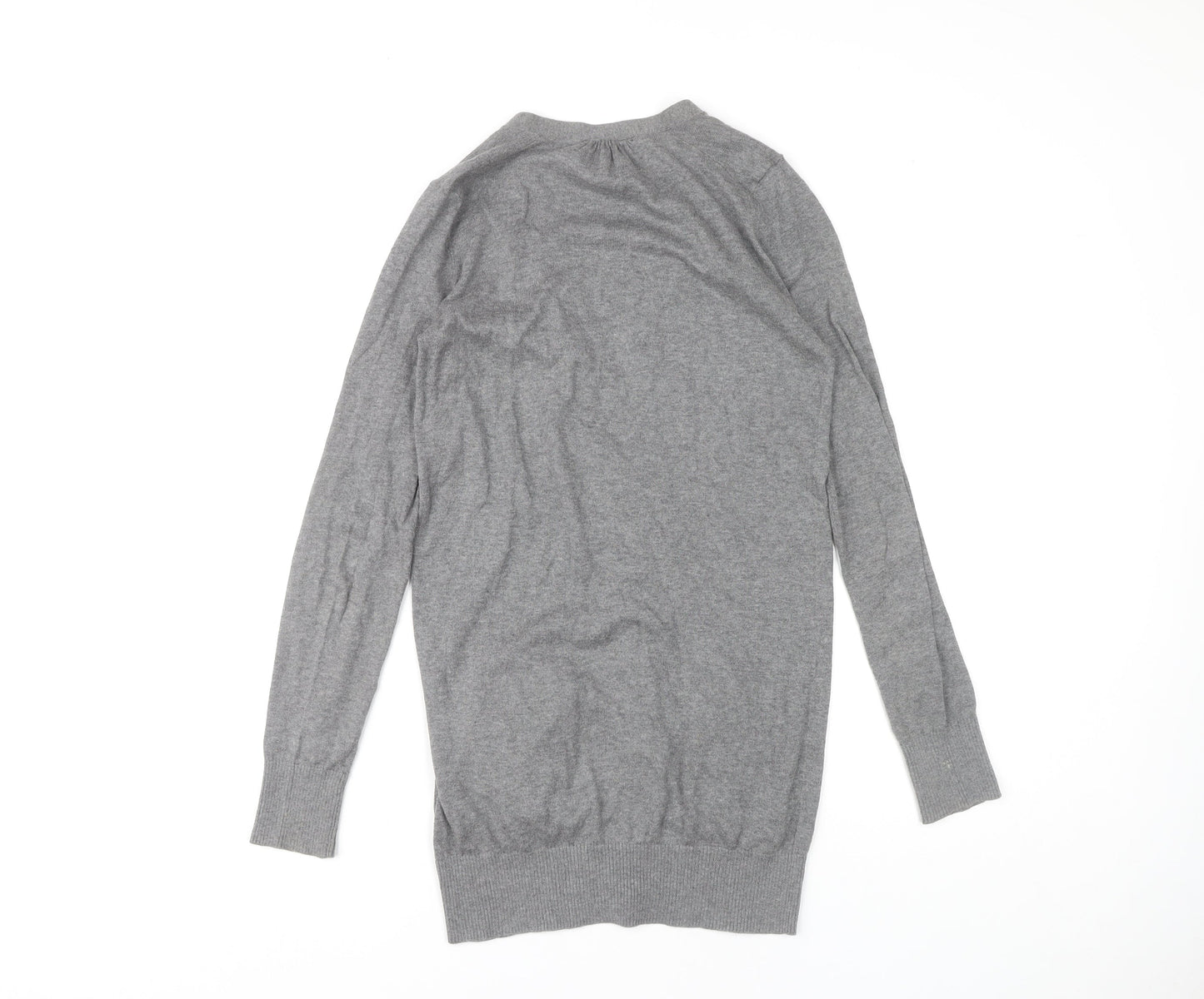 Topshop Women’s Grey Cardigan, Size 8, Long Sleeve