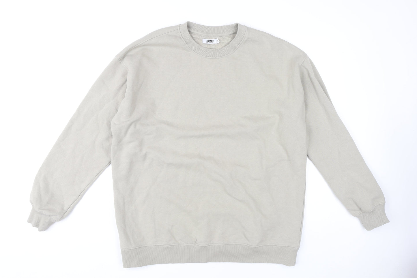 Jacamo Men's Beige Crew Neck Sweatshirt XL