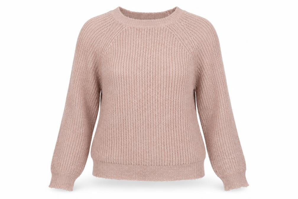 Forever 21 Women's Beige Pullover Knit Jumper M